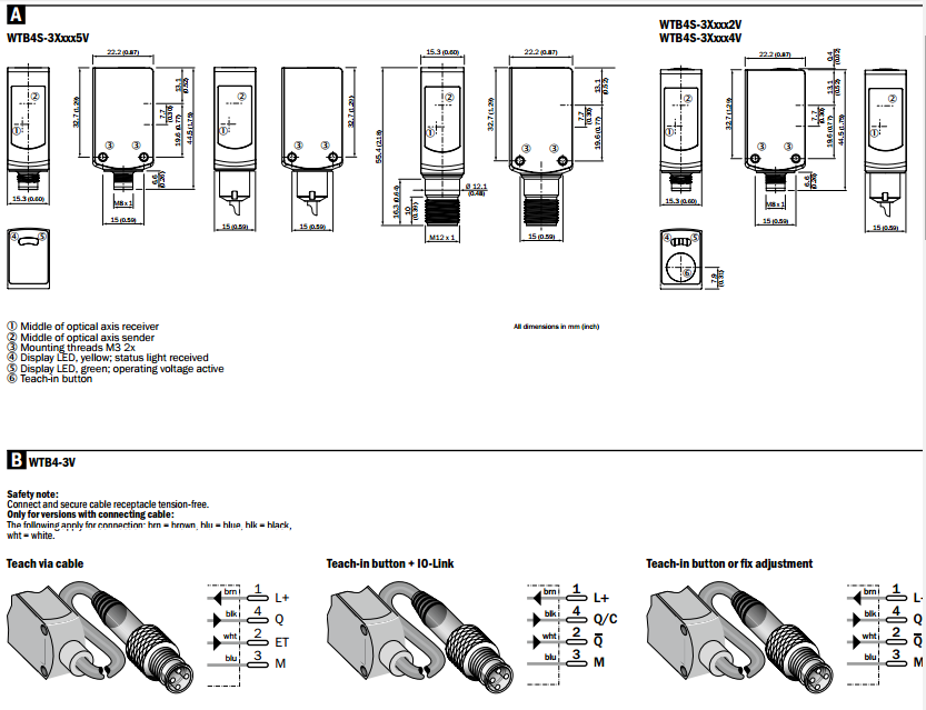 SICK西克WTB4S-3P2232V傳感器